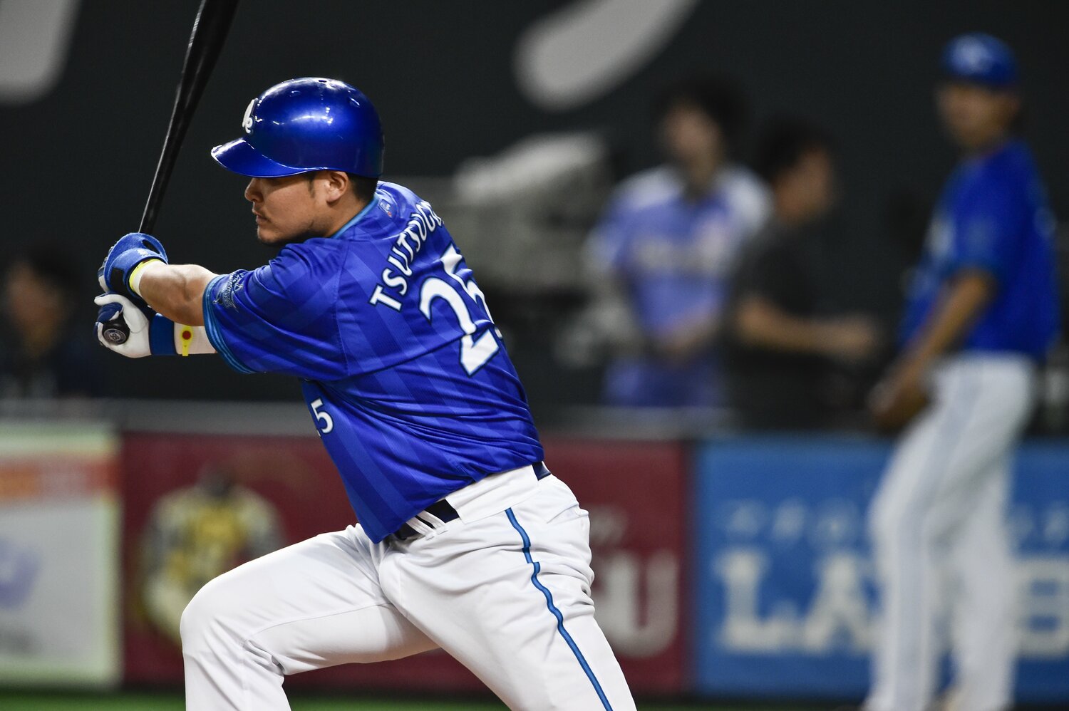 2015年の筒香。この年オフにドミニカ共和国でプレーすることに　©Nanae Suzuki