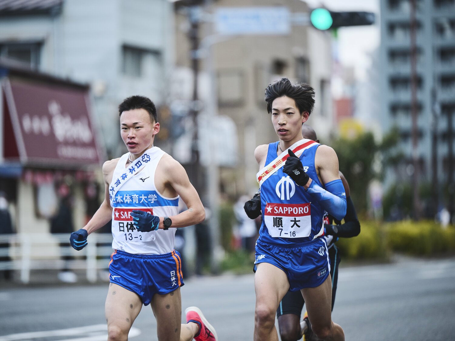 1区出走と予想されていた三浦だったが、当日は2区にエントリー　©Yuki Suenaga