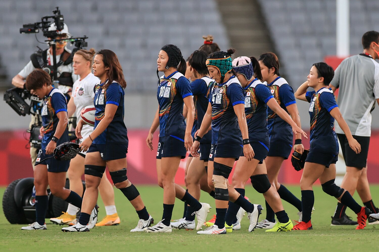 東京五輪で最下位という結果に終わった女子セブンズ　©AFLO SPORT