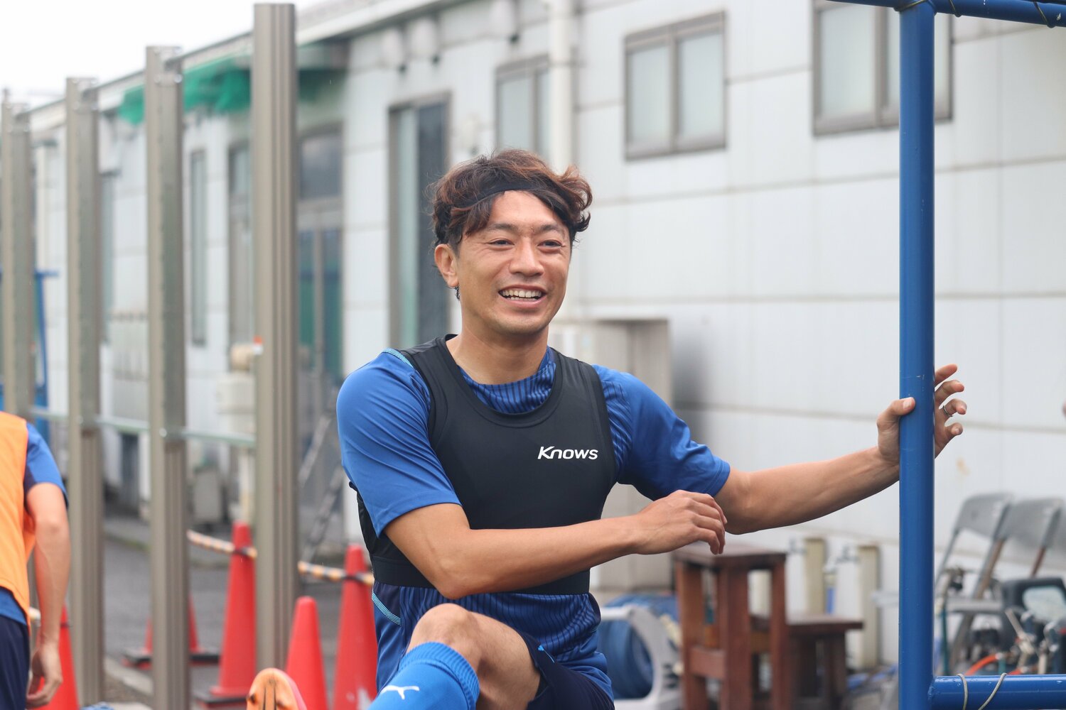 加入後すぐに練習参加した梅崎。27日ガンバ大阪戦でも出番が巡ってくるかもしれない　©︎OITA F.C.