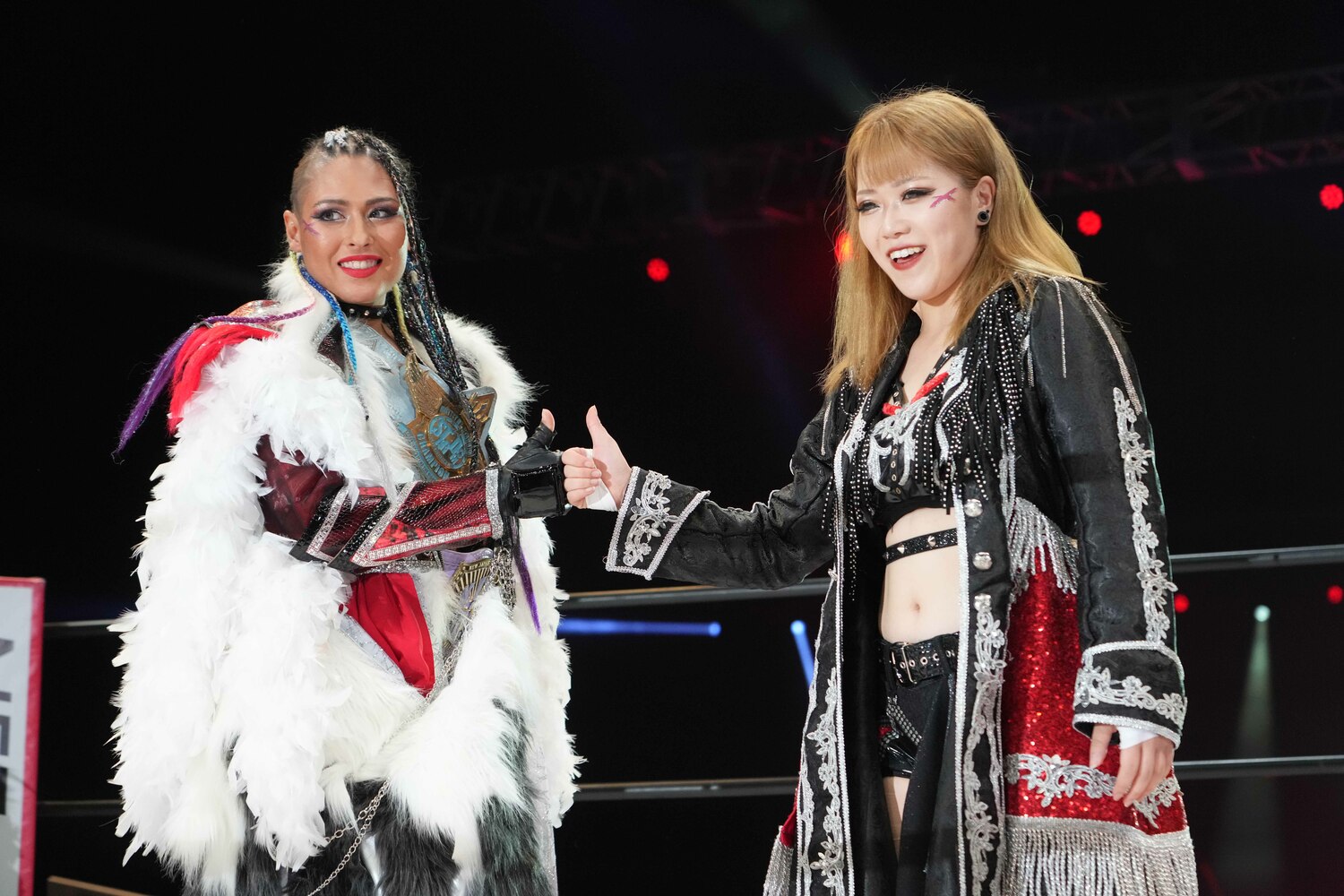 ドリーム・タッグでジュリアと4年ぶりのタッグを組んだ鈴季すず。9月10日、横浜武道館