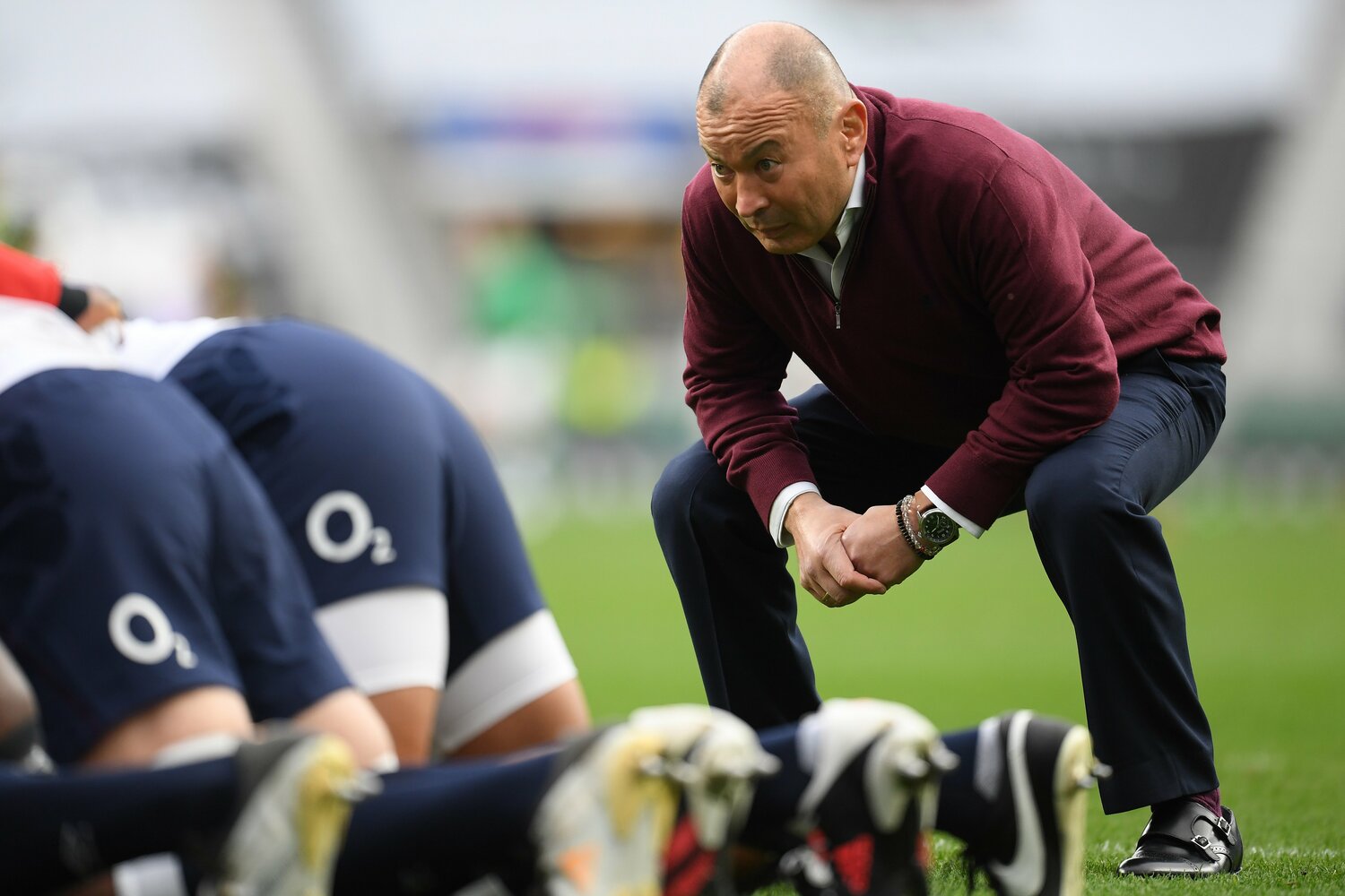 新戦力を起用しながら選手層を厚くするエディー・ジョーンズHC　©︎Getty Images