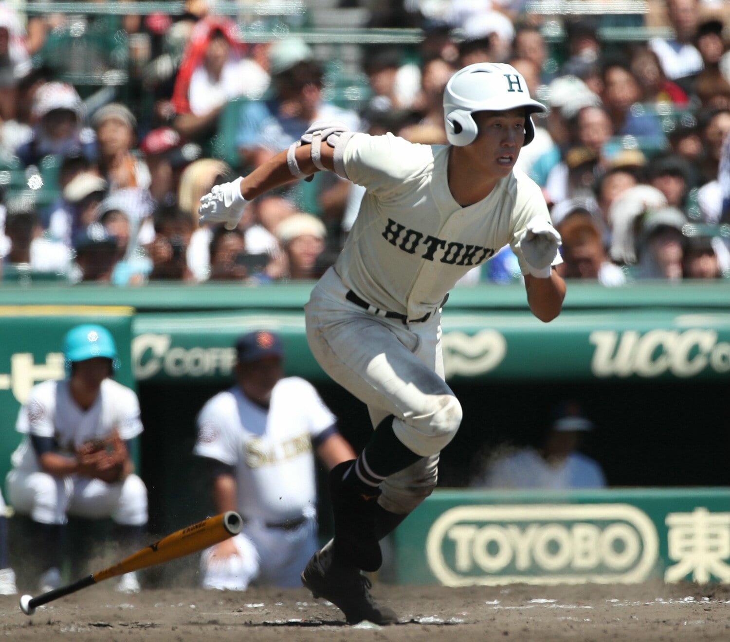 報徳学園時代の小園　©JIJI PRESS