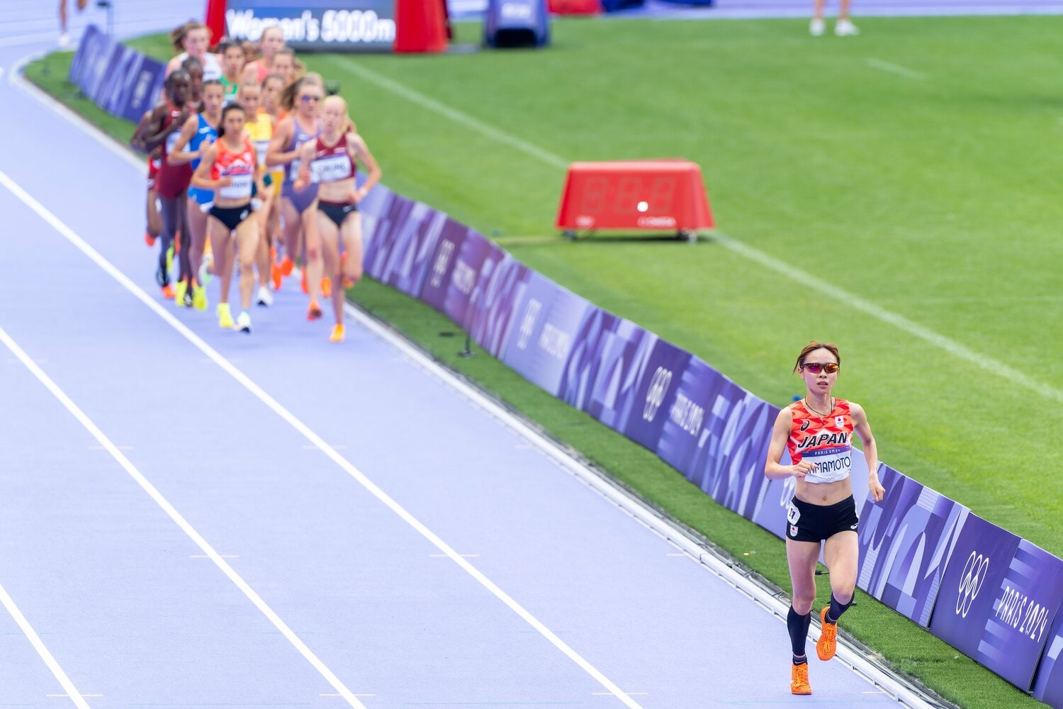 パリ五輪でトップを独走する山本　©Getty Images