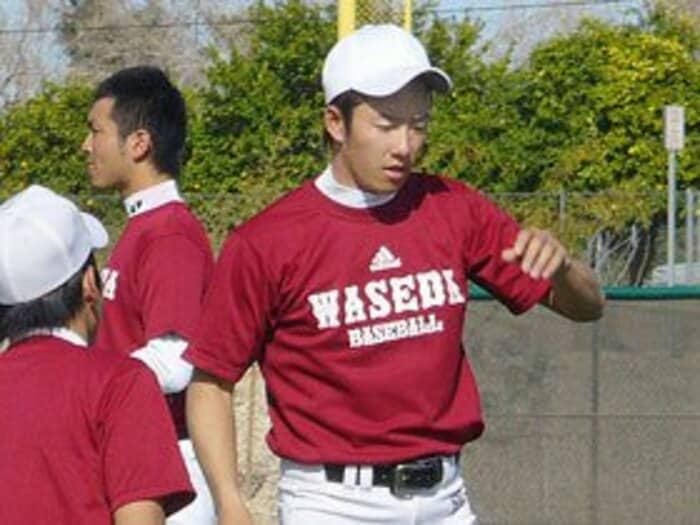 斎藤佑樹のラストイヤー始まる!!投手王国・早大野球部に贅沢な苦悩。<Number Web> photograph by KYODO