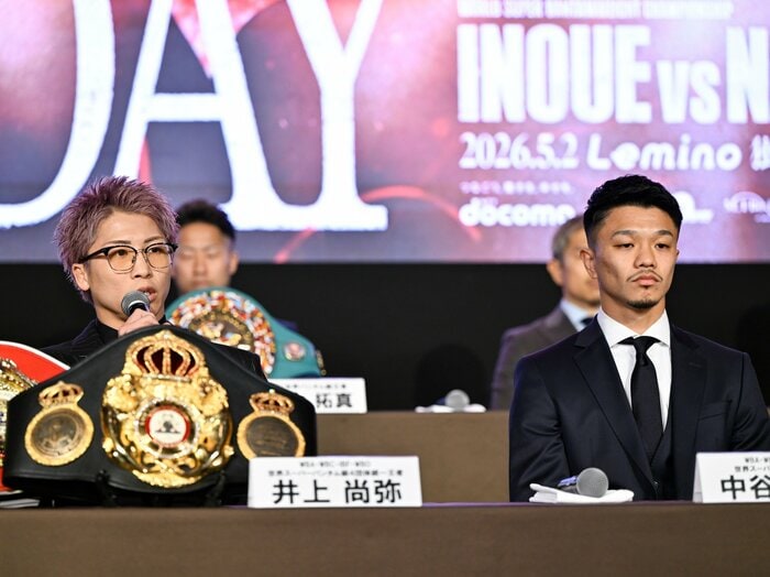 井上尚弥vs中谷潤人「中谷がダウンを奪う可能性は十分ある」英国人記者が期待する“クレイジーな展開”「それでもモンスターへの逆張りはできない」＜Number Web＞ photograph by Hiroaki Finito Yamaguchi