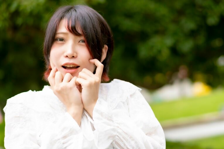 《特別グラビア》スターダム林下詩美が語る“女王ではない今”の自由さ…話題の“中野ぅたみ”も登場「かわぃぃことしかとりぇがなぃんですぅ」(20)