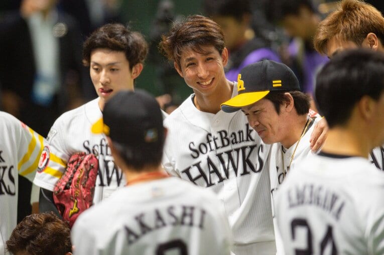 ソフトバンクの日本一に貢献した福田秀平（2019年）©︎Nanae Suzuki