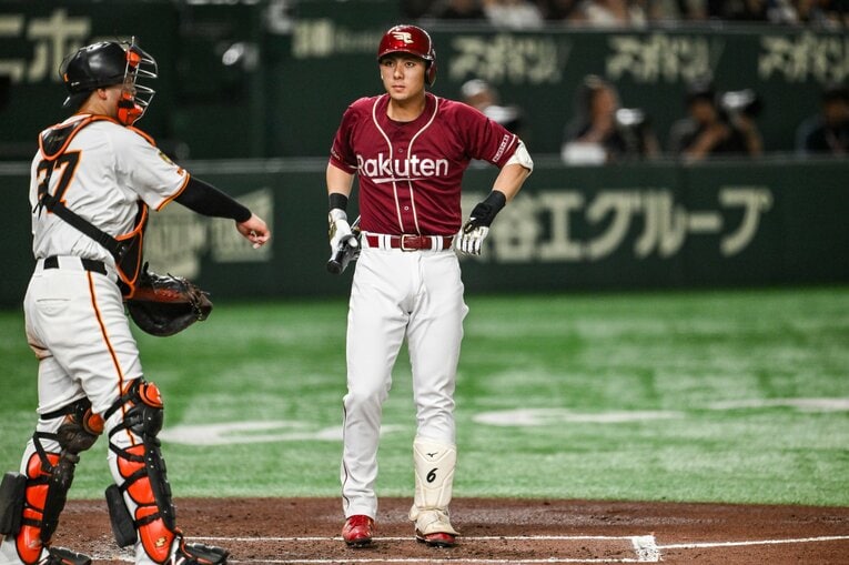 今季はプロ10年目で最多安打のタイトルを獲得　©️Nanae Suzuki