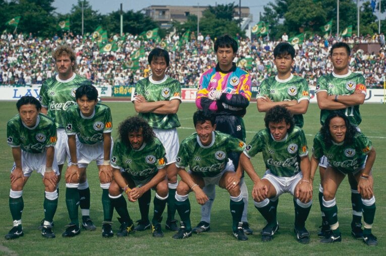 1993年のヴェルディ川崎。これぞ多士済々だ　©Sports Graphic Number