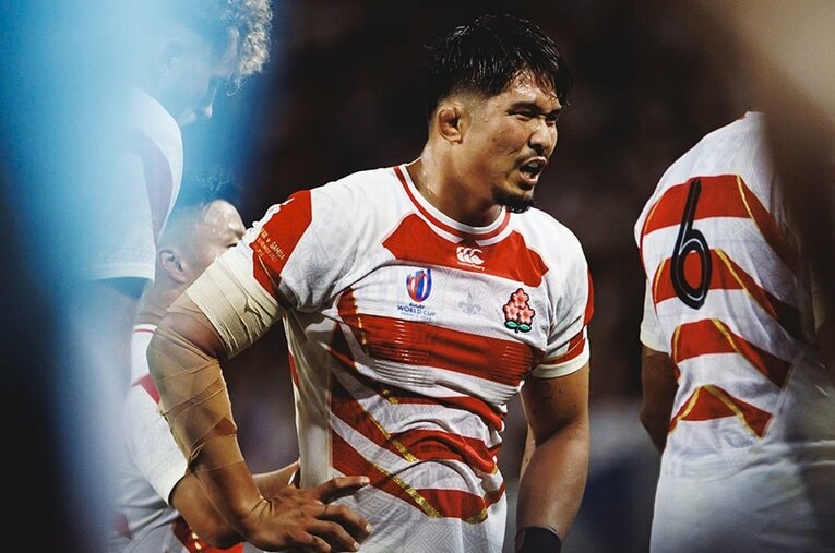 今大会、日本代表のキャプテンを務める姫野和樹。代名詞“ジャッカル”は健在だが、実は「4年前とは異なる」と野澤武史氏は解説する ／ photograph by Kiichi Matsumoto