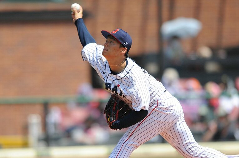 初戦のドミニカ戦で先発予定の山本由伸 ／ photograph by JIJI PRESS