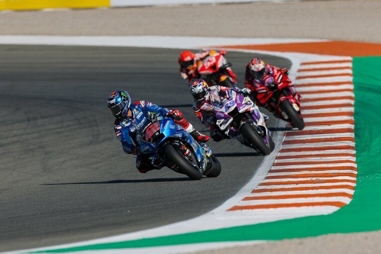 バレンシアGPのアレックス・リンス　photograph by Satoshi Endo