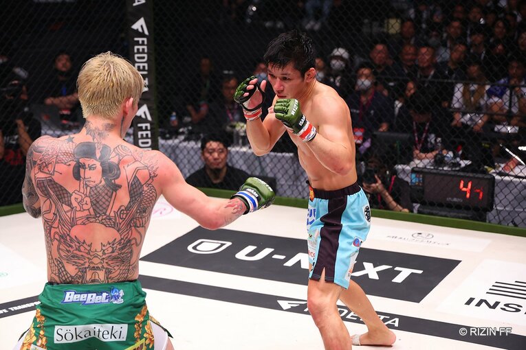 『RIZIN LANDMARK 5』斎藤裕vs平本蓮　©RIZIN FF