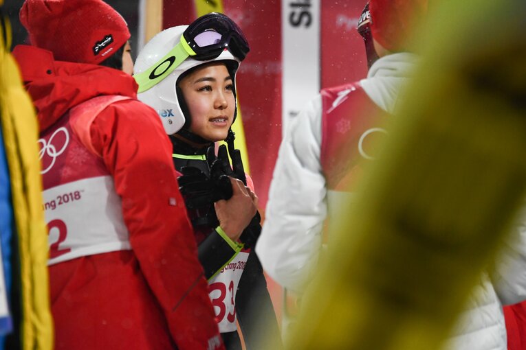 【高梨沙羅の軌跡】2018年、平昌五輪（右にスワイプすると写真は続きます）　©Asami Enomoto/JMPA