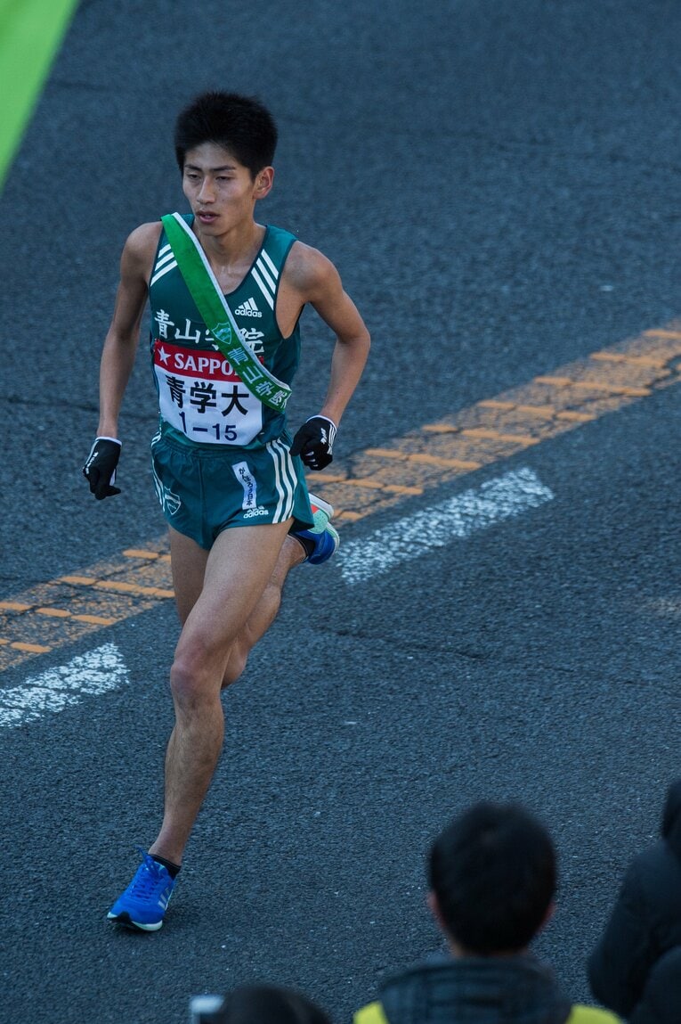 93回大会で7区に登場した田村　©Nanae Suzuki