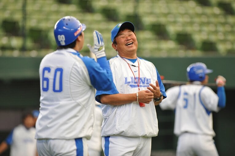 西武コーチ時代　©BUNGEISHUNJU