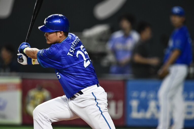 2015年の筒香。この年オフにドミニカ共和国でプレーすることに　©Nanae Suzuki