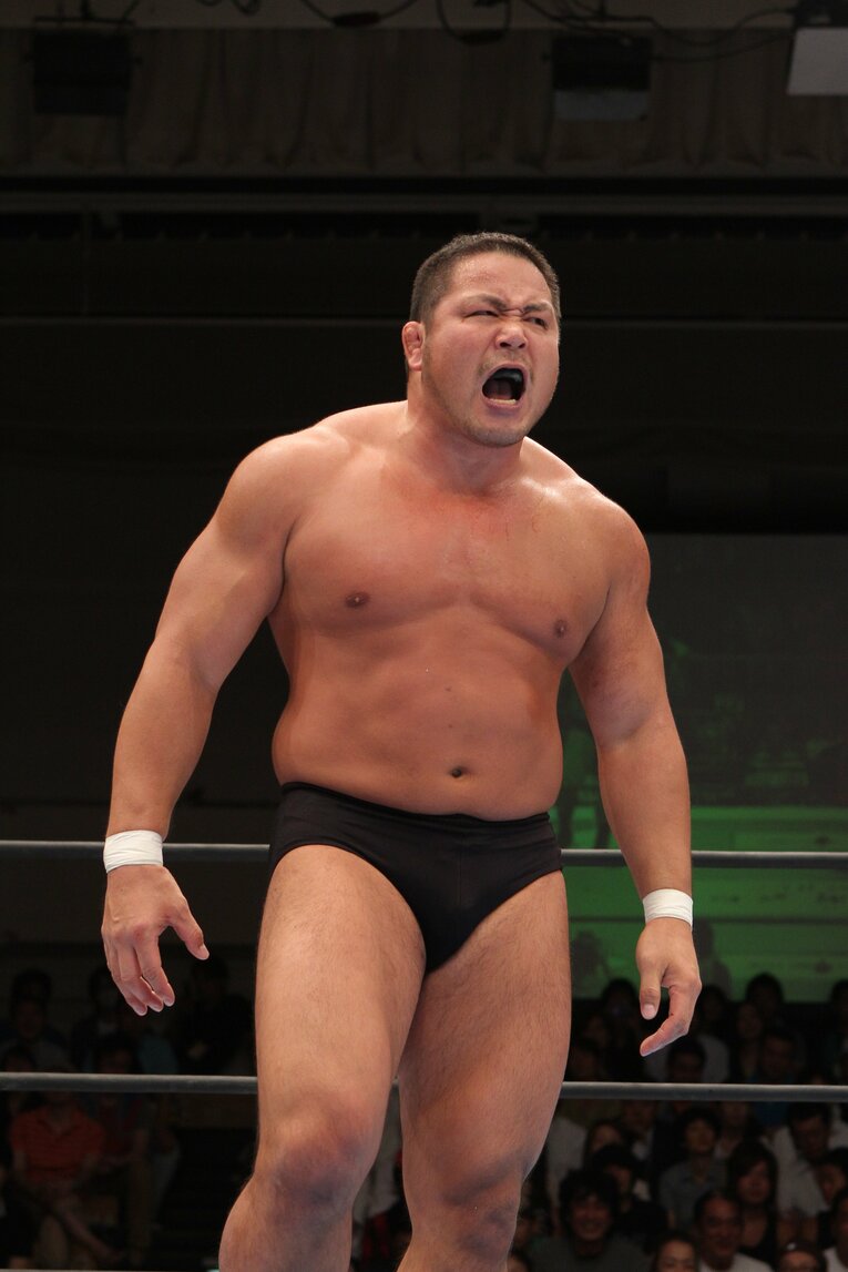 現役時代は120キロ、最高時は140キロだったという体重は現在90キロ台に　©AFLO