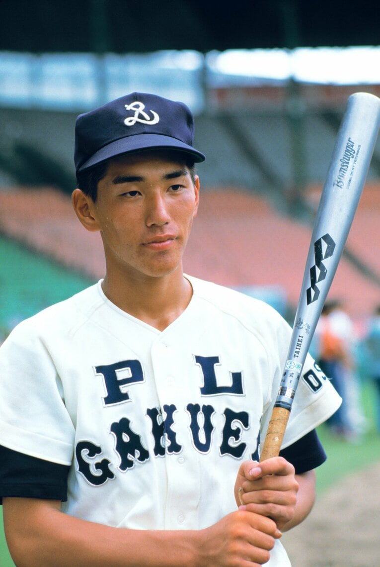 清原和博／PL学園 ／ photograph by Katsuro Okazawa/AFLO