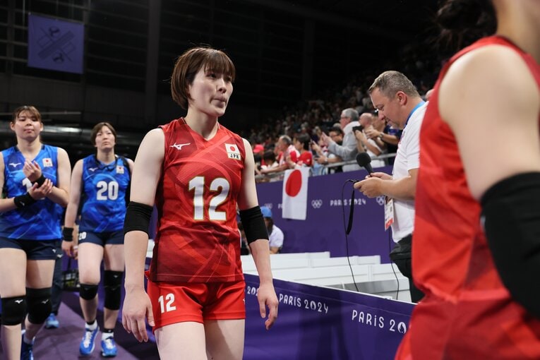 福留慧美（パリ五輪 ポーランド戦）©︎Kaoru Watanabe/JMPA