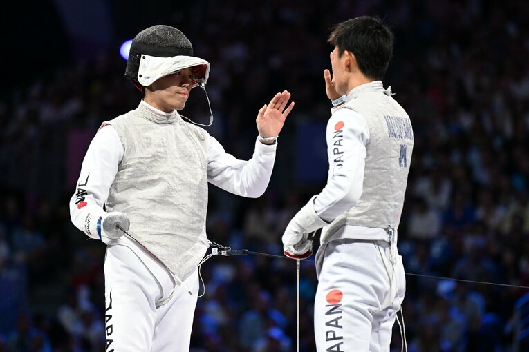 男子フルーレ団体決勝戦　©Naoya Sanuki/JMPA