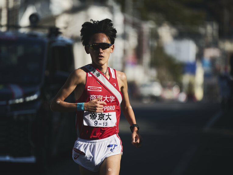 第99回大会では3区に登場した前頭三枚目の小林大晟（帝京大）。3年、4年では9区で活躍した　©Yuki Suenaga