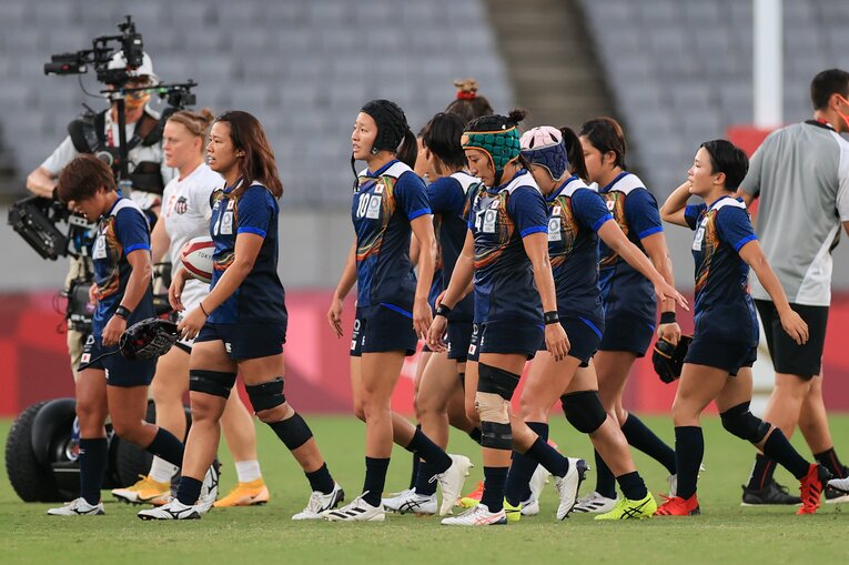 東京五輪で最下位という結果に終わった女子セブンズ　©AFLO SPORT