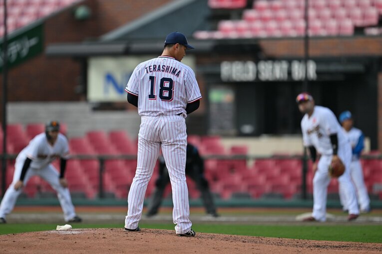 元ヤクルトの寺島　©Hideki Sugiyama