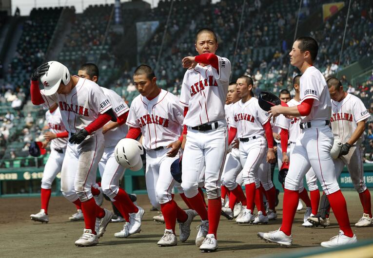 1回戦で東海大菅生に敗れた聖カタリナ学園（愛媛）だったが、筆者はそのショート・川口翔大に注目した