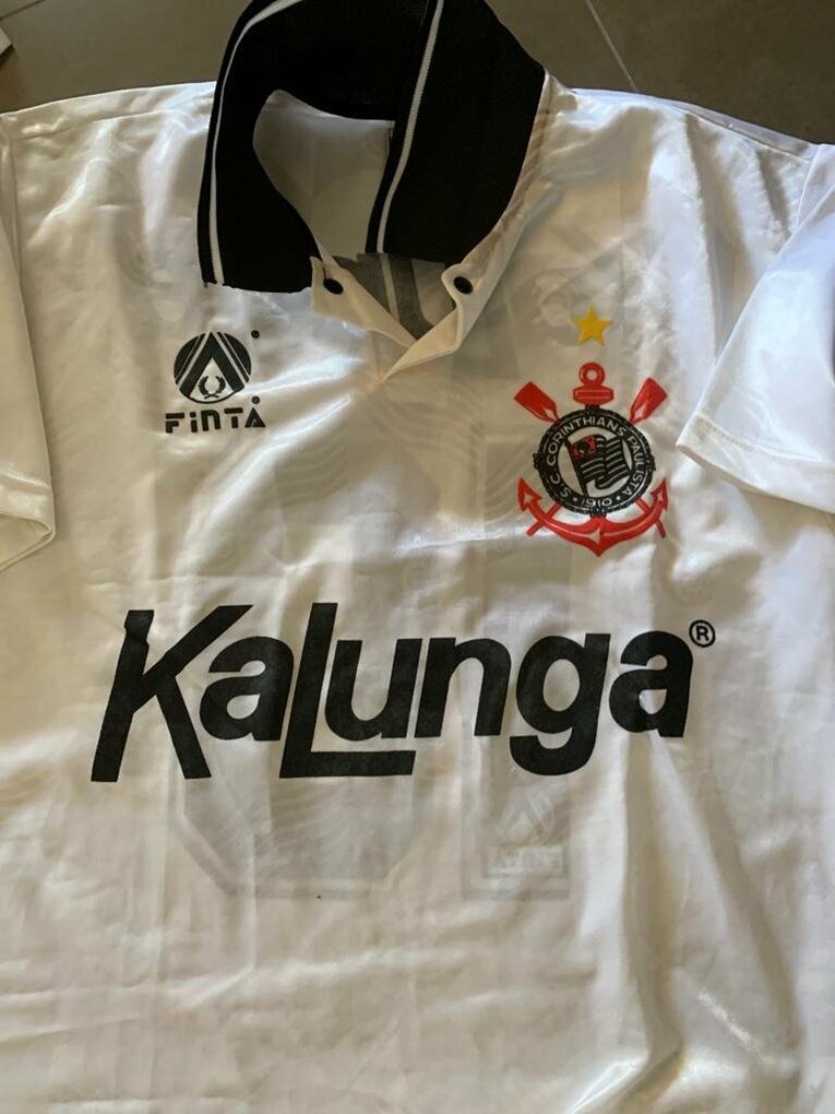 コリンチャンス時代のユニフォーム　※本人提供