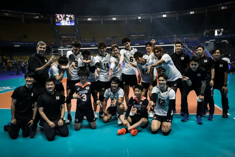 ネーションズリーグ・イラン戦　©︎FIVB