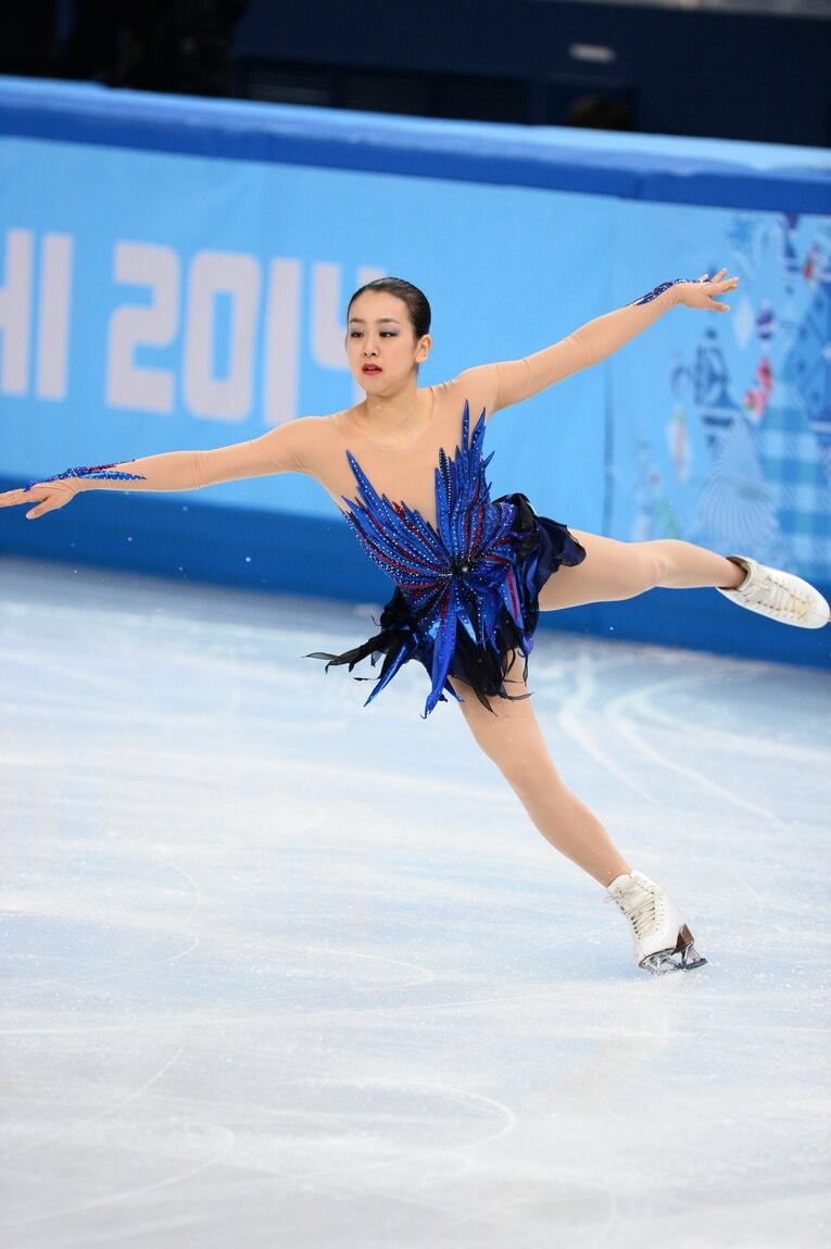 【五輪フィギュアの魔物】ソチ五輪での浅田真央（写真は右に続きます）　©Asami Enomoto/JMPA