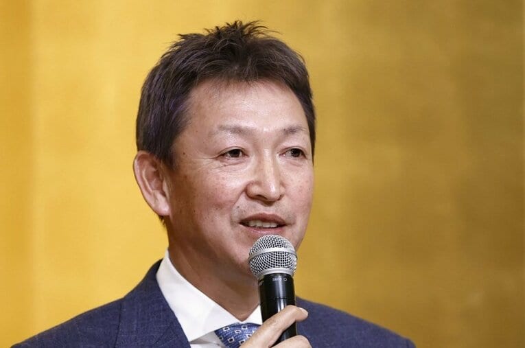 10月29日、立浪和義の新監督就任が発表された。所信表明から浮かんだ“立浪イズム”を考えてみたい ／ photograph by KYODO