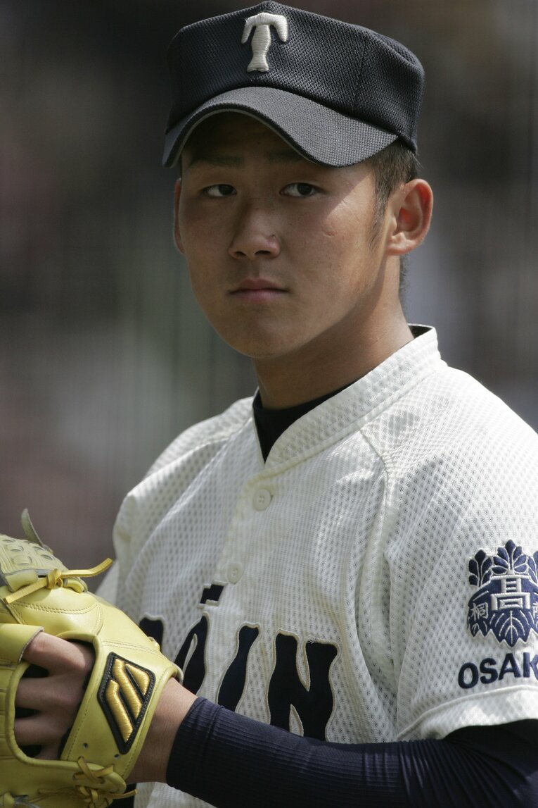 大阪桐蔭時代の中田翔　©︎Hideki Sugiyama