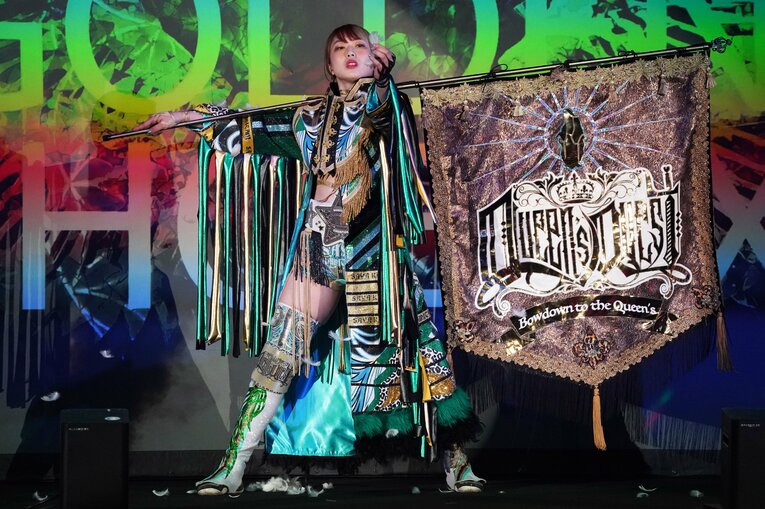 元アイドルという経歴を持つスターダムの上谷沙弥