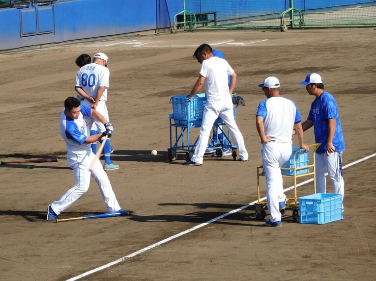 ホームラン数にも納得がいく肉体　©Haruka Sato