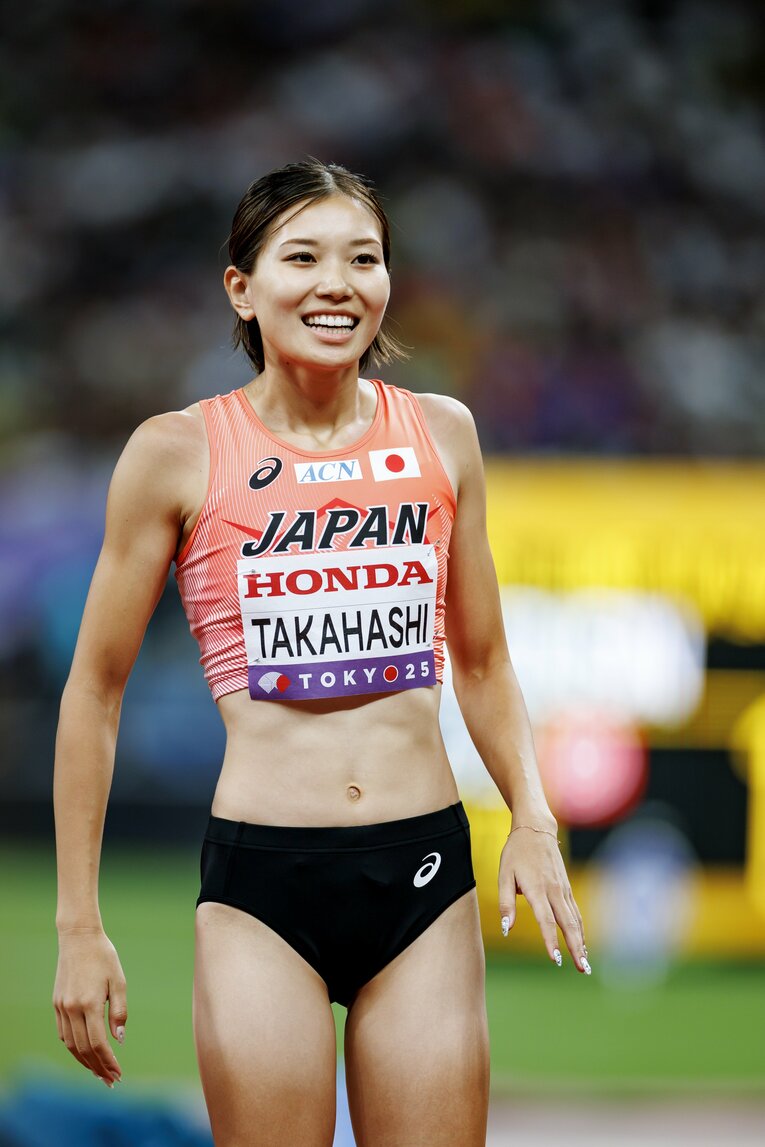 東京世界陸上での高橋。今季の不調を大舞台で払拭して見せた　©Kiichi Matsumoto