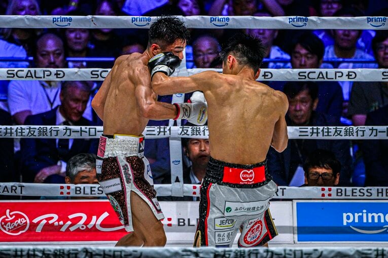 中谷潤人vs.西田凌佑（WBC・IBF世界バンタム級王座統一戦） ©Takuya Sugiyama
