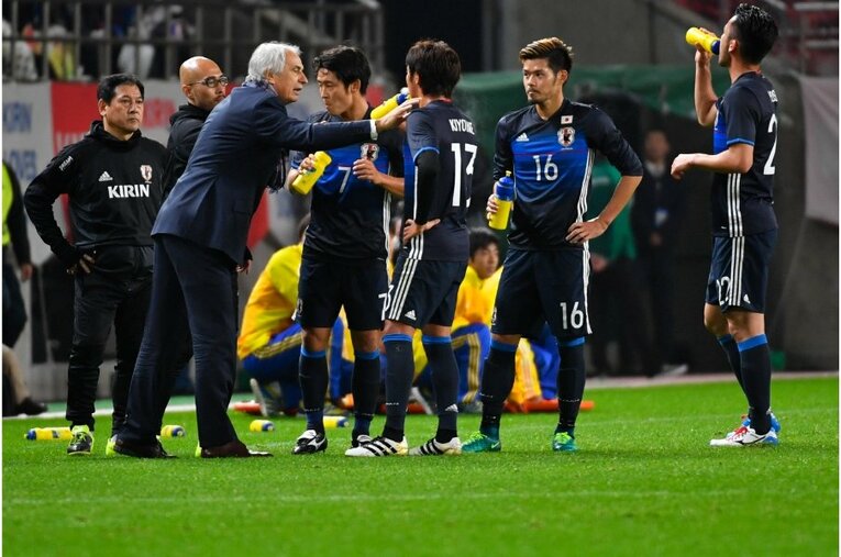 ハリルホジッチ監督時代の日本代表©Takuya Sugiyama