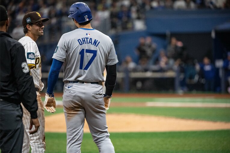 【翔平の英語でコミュニケーション】韓国開幕戦での表情　©Nanae Suzuki