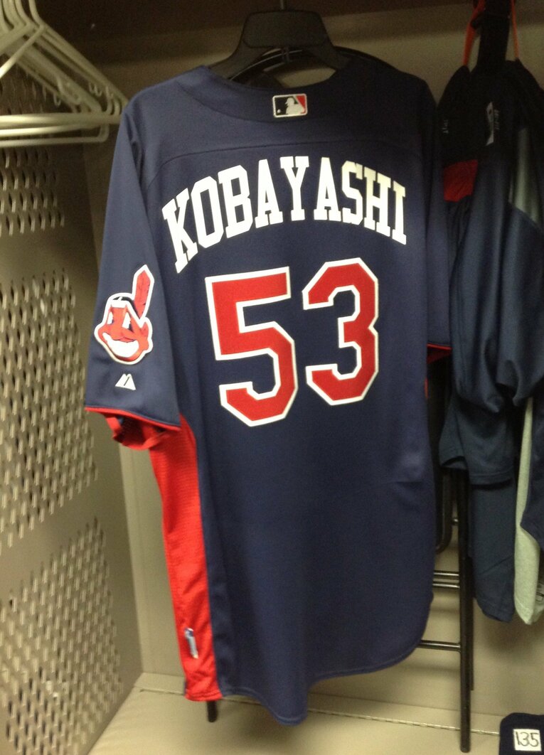インディアンス時代のユニフォーム　©本人提供
