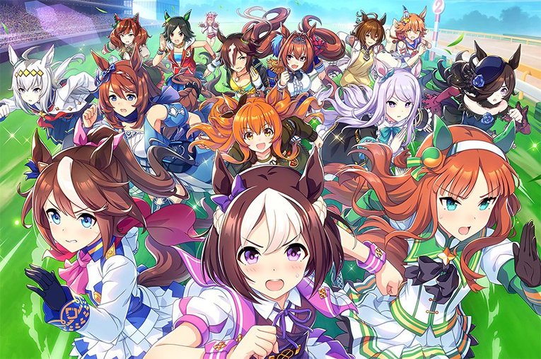現在人気沸騰中の有名競走馬を美少女化したスマホゲーム「ウマ娘 プリティーダービー」 ／ photograph by © Cygames, Inc.