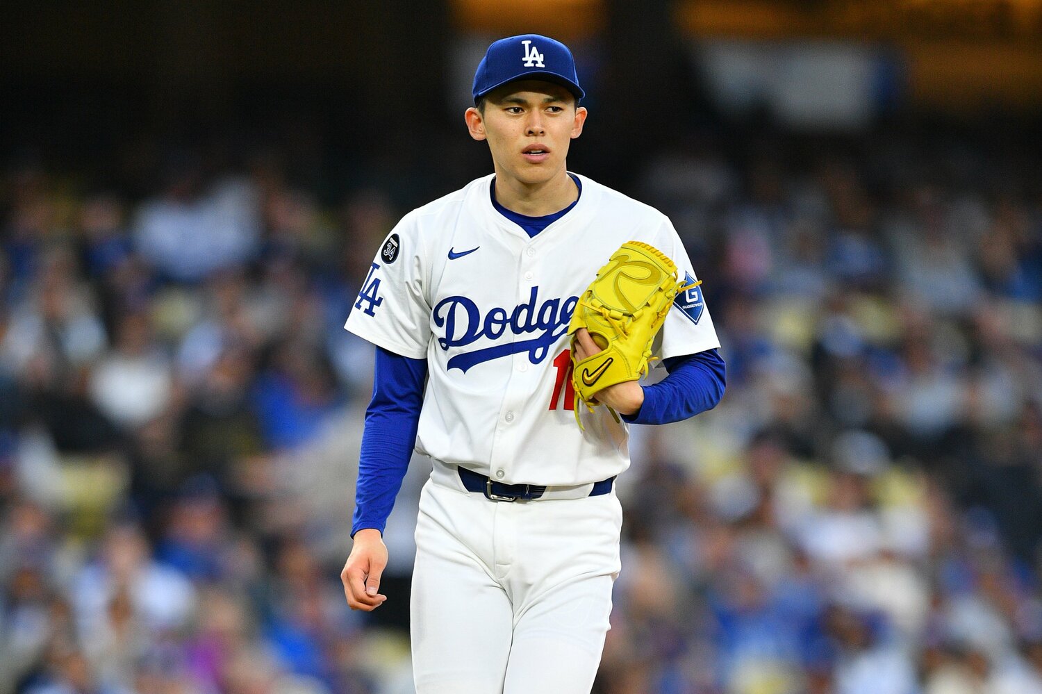 シーズン開幕直後のタイガース戦。制球が定まらず、2回途中で降板した ©Getty Images