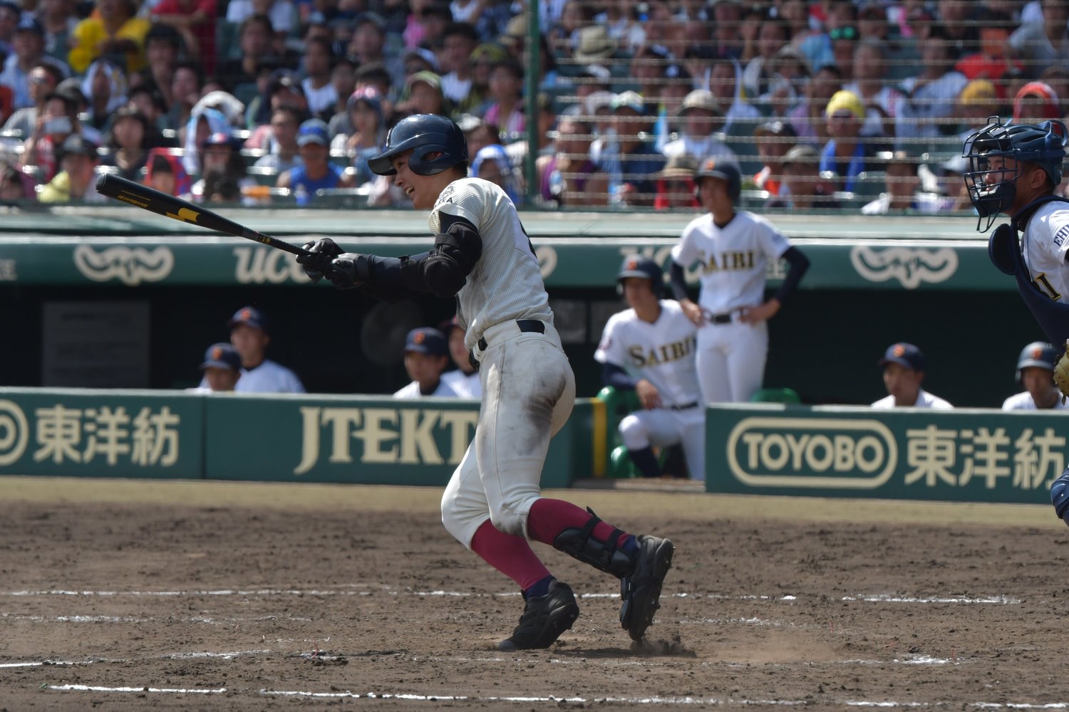 根尾、藤原らとともに戦った大阪桐蔭時代の山田健太。立教大で着実に実力を身に付けている ©Hideki Sugiyama