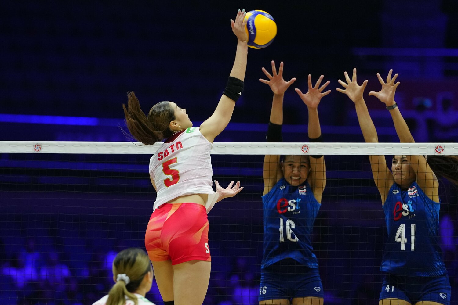 途中交代となったアジア選手権・準決勝タイ戦　©︎Getty Images