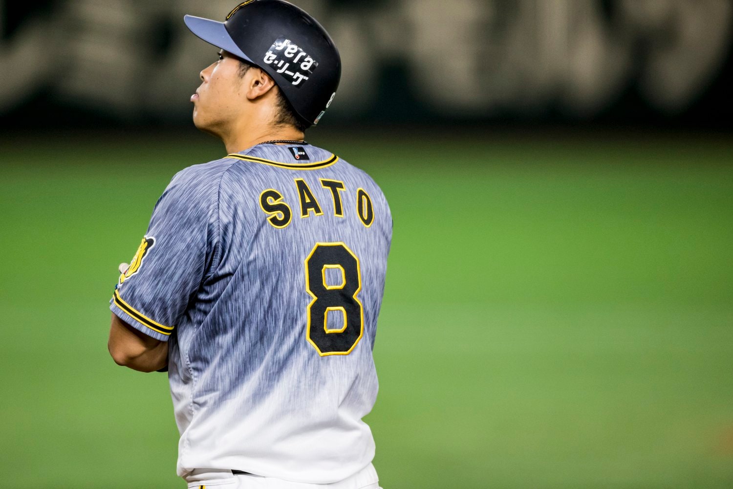 前半戦で大きなインパクトを残した佐藤輝明だが　©Kiichi Matsumoto