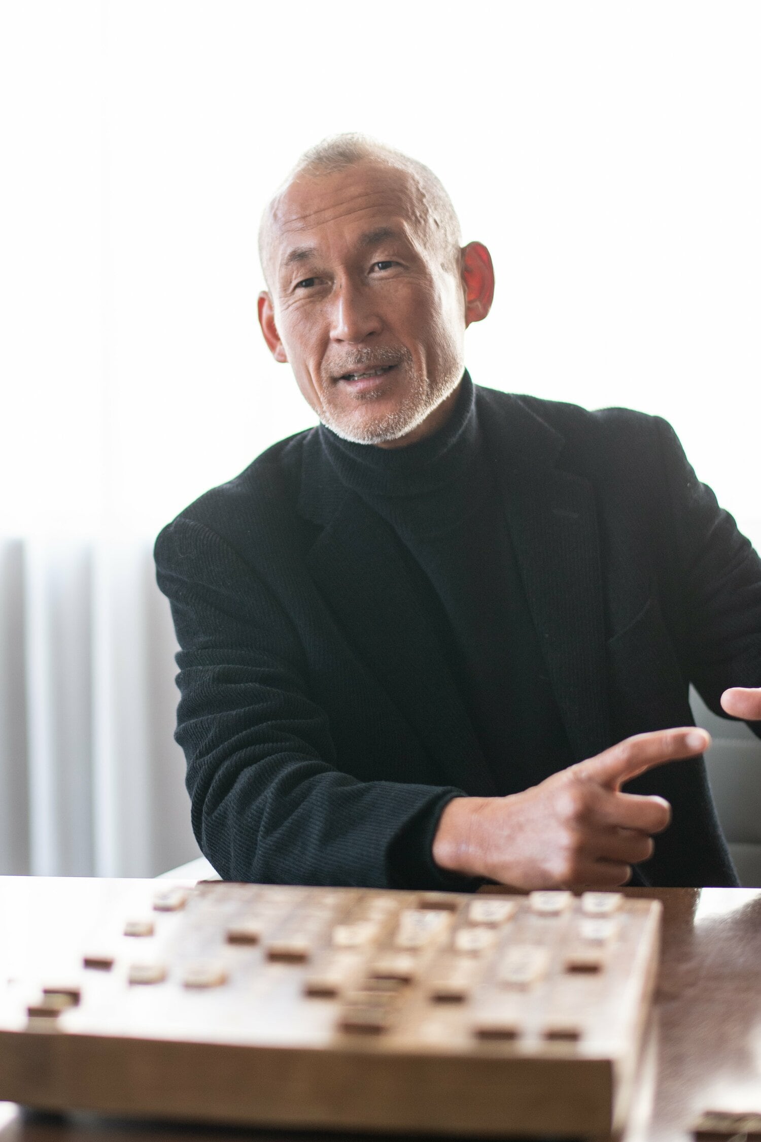 インタビューに応じる中川大輔八段　©Nanae Suzuki