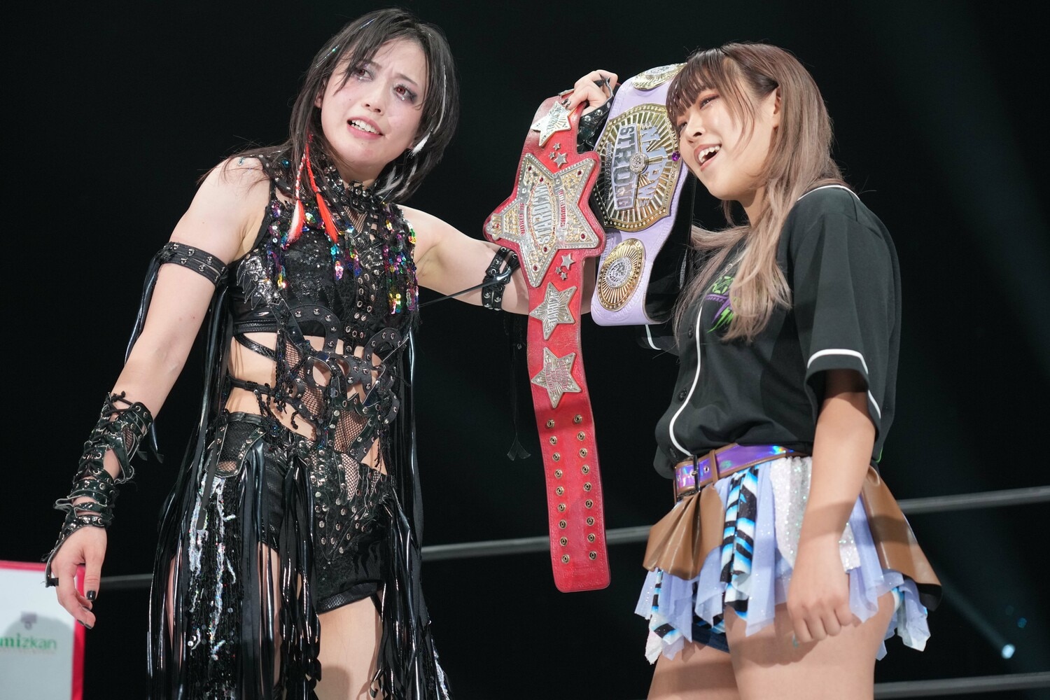 9月27日、後楽園ホールでAZMとのダブルタイトル戦が決まった ©Essei Hara