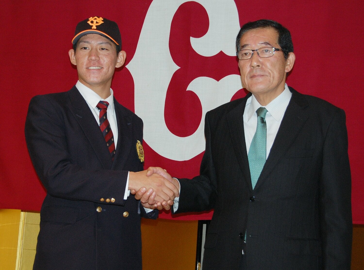 2015年にドラフト1位で巨人から指名を受けた　©JIJI PRESS